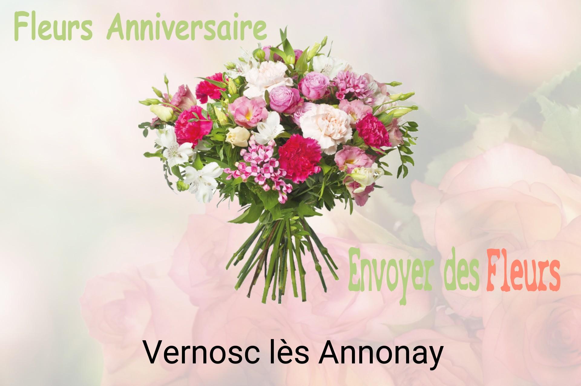 Bouquet de fleurs d’anniversaire livré à Vernosc-lès-Annonay