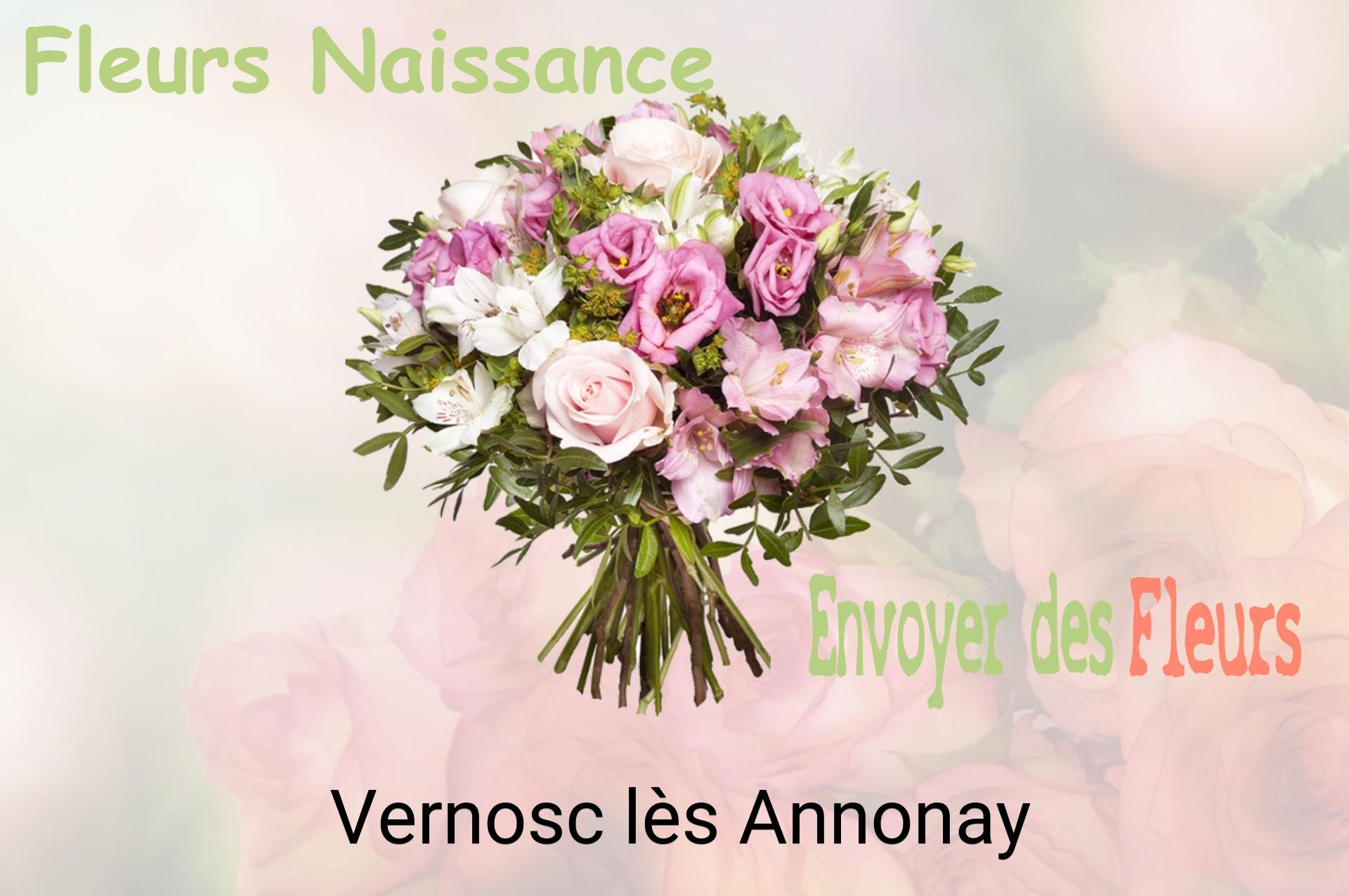 Bouquet de fleurs de naissance livré à Vernosc-lès-Annonay
